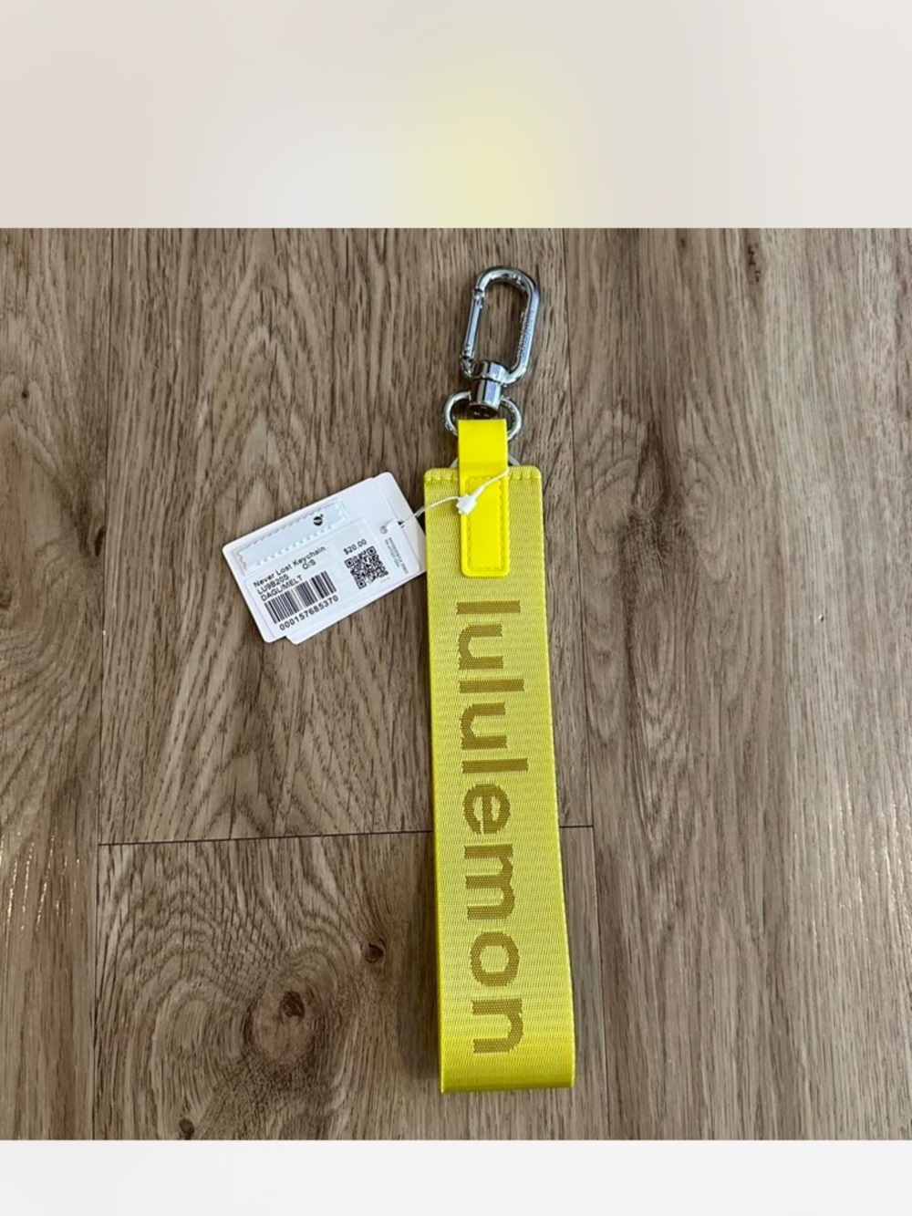 lululemon athletica Yellow Key/Card Holder Strap